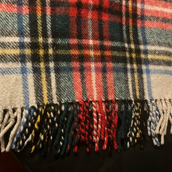 Vintage Hector Russell Kiltmaker 100% Wool Throw Fringe Tartan Scotland STEWART - Picture 7 of 13